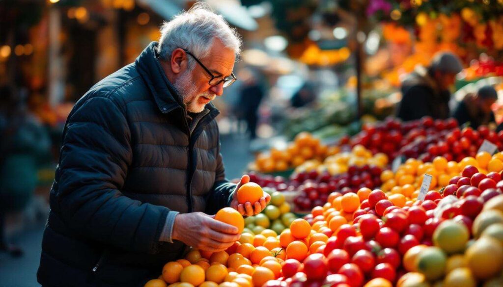 Un matin au marché : pourquoi Marc refuse les oranges importées et choisit ces fruits d’hiver