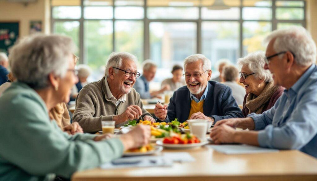 Des repas gratuits et des souvenirs à volonté : ces retraités préfèrent manger à l’école plutôt que chez eux
