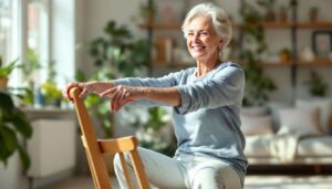 Jennifer, coach sportive : “Après 60 ans, je conseille de faire le plus souvent possible ces exercices sur une chaise