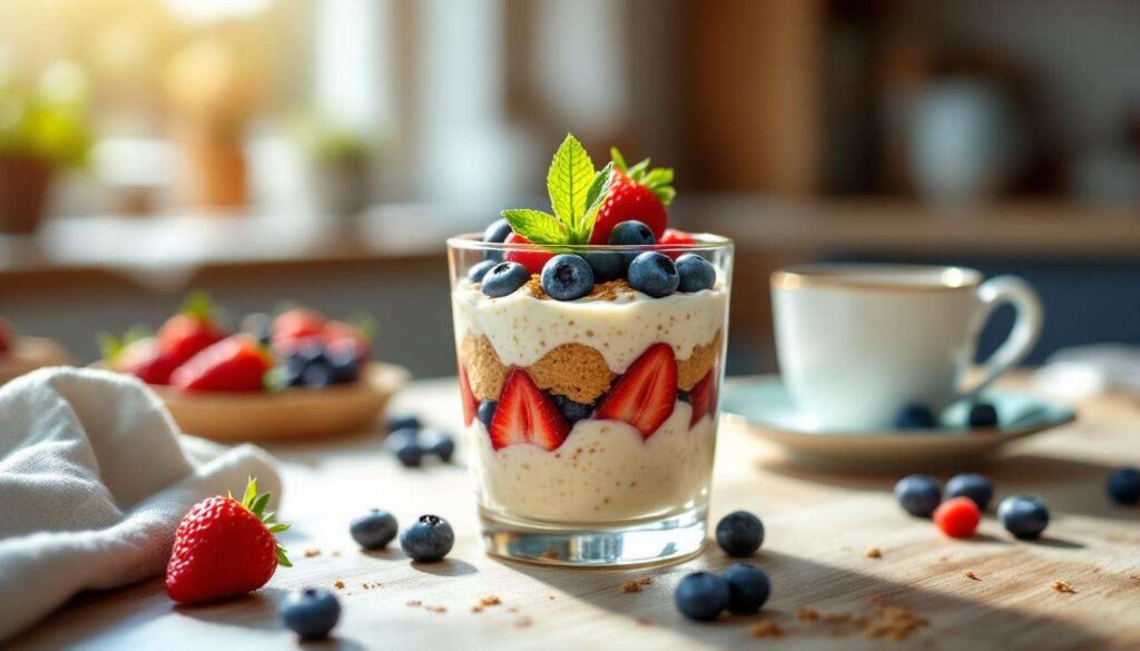 « Je ne prends plus jamais de croissants au petit-déj » : cette verrine façon tiramisu à l’avoine saine est devenue mon nouveau plaisir du matin