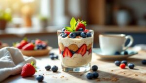 « Je ne prends plus jamais de croissants au petit-déj » : cette verrine façon tiramisu à l’avoine saine est devenue mon nouveau plaisir du matin