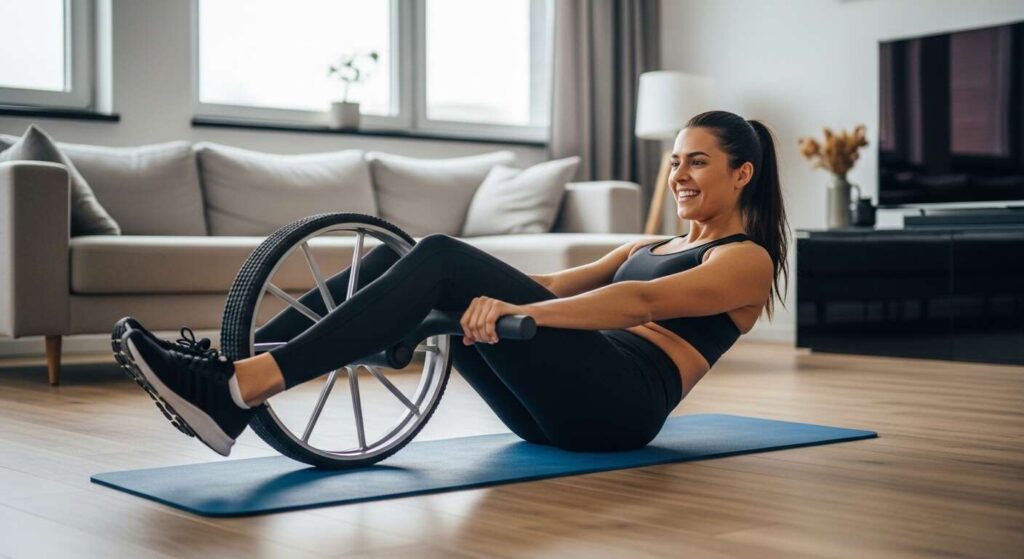 Voici l’accessoire Lidl à 16,99 € qui cible la graisse abdominale : la roue Crivit promet un ventre plat depuis le salon
