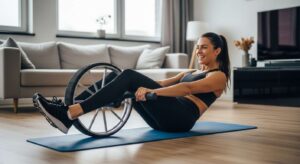 Voici l’accessoire Lidl à 16,99 € qui cible la graisse abdominale : la roue Crivit promet un ventre plat depuis le salon