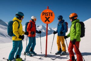 Sur les pistes, ce jalon est le plus important à repérer : il est d&rsquo;une aide précieuse pour les skieurs